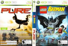 Slip Cover Scan By Canadian Brick Cafe | LEGO Batman & Pure Double Pack Xbox 360