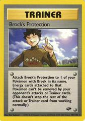 Brock's Protection #101 Pokemon Gym Challenge Prices