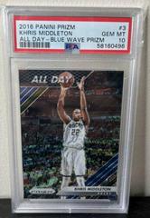 Khris Middleton [Blue Wave Prizm] #3 Basketball Cards 2016 Panini Prizm All Day Prices