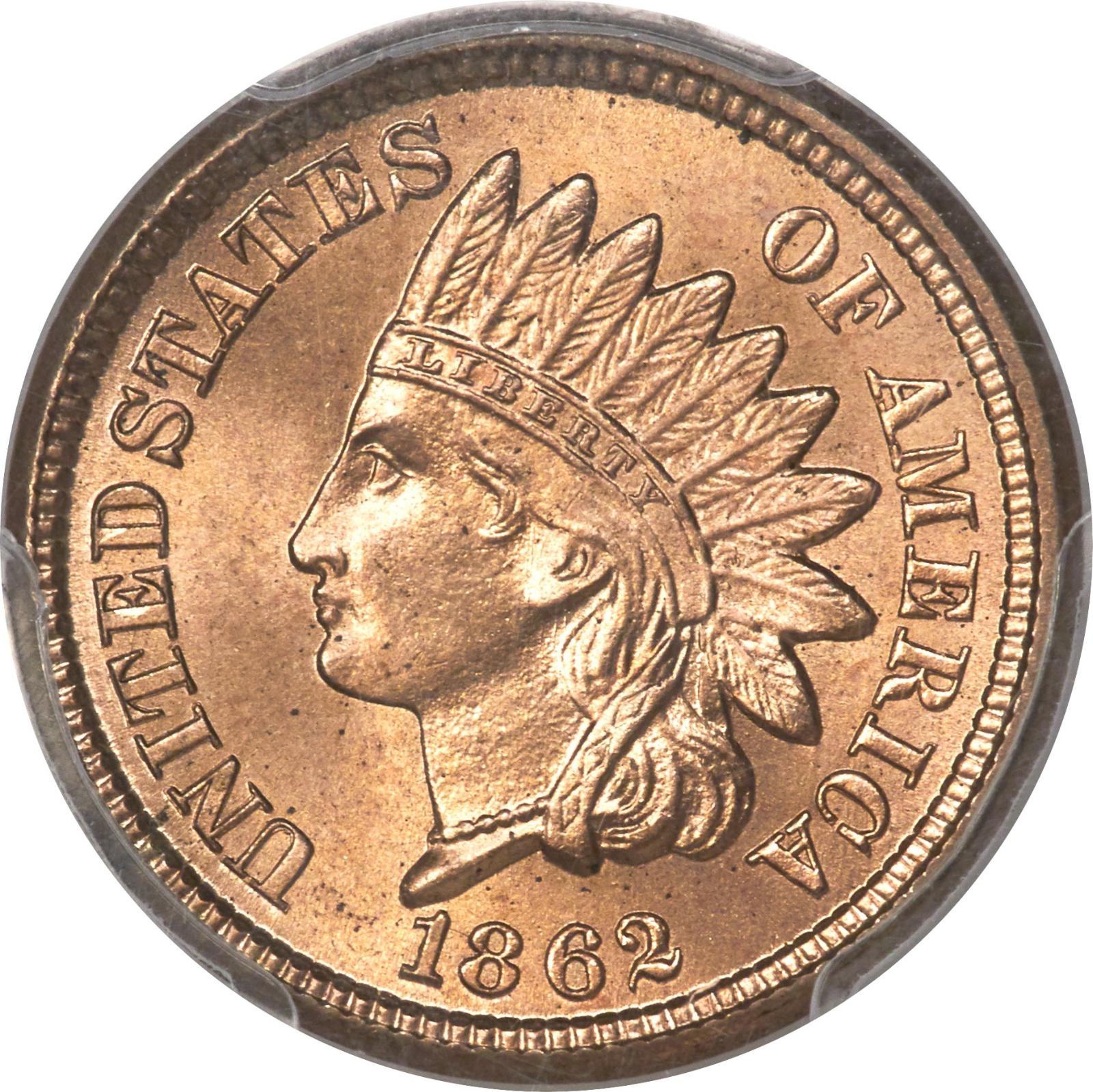 1862 [TYPE 3] Coins Indian Head Penny