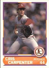 Cris Carpenter #37 Baseball Cards 1989 Score Young Superstars Series 2 Prices