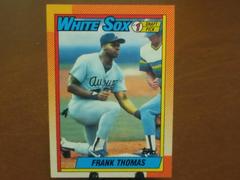 Frank Thomas [Name on Front] #414 Baseball Cards 1990 Topps Prices