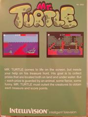 Box Back | Mr. Turtle Intellivision
