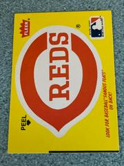 Reds Emblem | Cincinnati Reds Baseball Cards 1987 Fleer Team Stickers