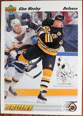 Glen Wesley #370 Hockey Cards 1991 Upper Deck Prices