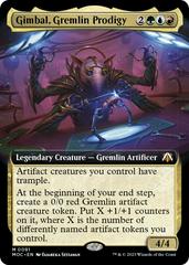 Gimbal, Gremlin Prodigy [Extended Art] #91 Magic March of the Machine Commander Prices