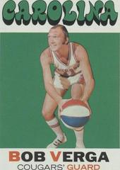 Bob Verga #167 Basketball Cards 1971 Topps Prices