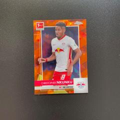 Christopher Nkunku [Orange Refractor] Soccer Cards 2020 Topps Chrome Bundesliga Prices