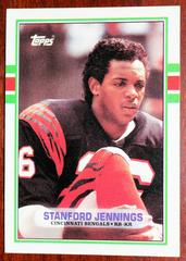 Stanford Jennings Football Cards 1989 Topps Prices