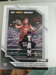 Io Shirai #5 Wrestling Cards 2022 Panini NXT WWE 2021 Highlights Prices