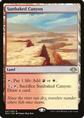Sunbaked Canyon [Foil] Magic Modern Horizons Prices
