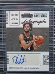 Derrick White #CA-DWT Basketball Cards 2021 Panini Contenders Contenders Autographs Prices