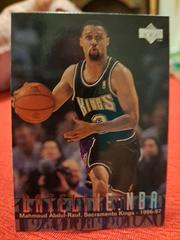 Mahmoud Abdul-Rauf Basketball Cards 1996 UD3 Prices