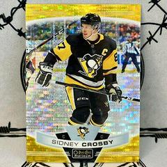 Sidney Crosby [Seismic Gold] #1 Hockey Cards 2019 O Pee Chee Platinum Prices
