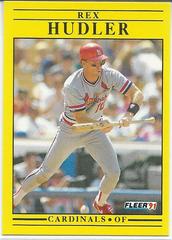 Rex Hudler Baseball Cards 1991 Fleer Update Prices