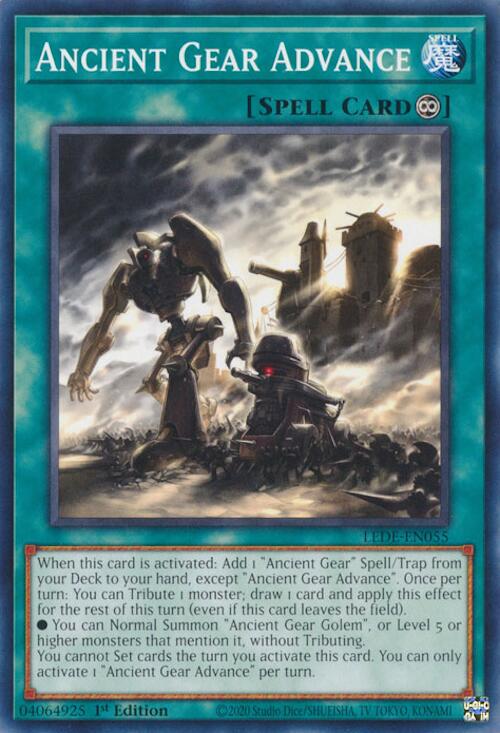 Ancient Gear Advance LEDE-EN055 YuGiOh Legacy of Destruction