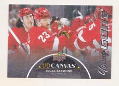Lucas Raymond [Black] Hockey Cards 2021 Upper Deck UD Canvas Prices