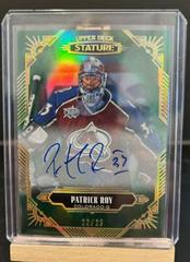 Patrick Roy [Green Autograph] Hockey Cards 2020 Upper Deck Stature Prices