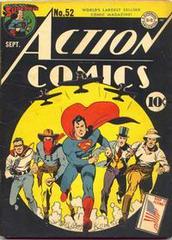 Action Comics #52 (1942) Comic Books Action Comics Prices