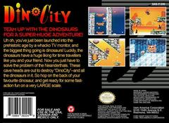 Dinocity - Back | Dino City Super Nintendo