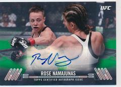 Rose Namajunas [Green] Ufc Cards 2017 Topps UFC Knockout Autographs Prices