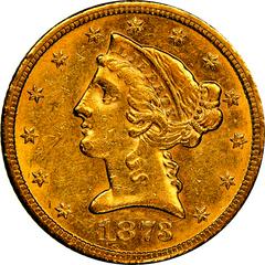 1873 [CLOSED 3] Coins Liberty Head Half Eagle Prices