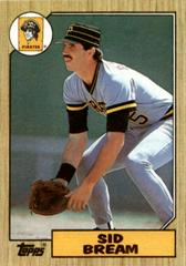 Sid Bream #35 Baseball Cards 1987 Topps Prices