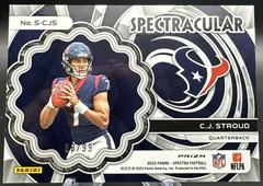 Back Of Card /99 | C.J. Stroud Football Cards 2023 Panini Spectra Spectracular