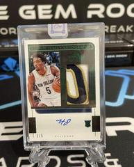 Herbert Jones [Green] #RJ-HJN Basketball Cards 2021 Panini One and One Rookie Jersey Autographs Prices