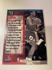 Back | Scottie Pippen Basketball Cards 1997 Ultra Gold Medallion
