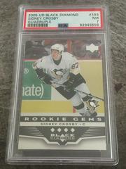 Sidney Crosby [Quadruple] Hockey Cards 2005 Upper Deck Black Diamond Prices
