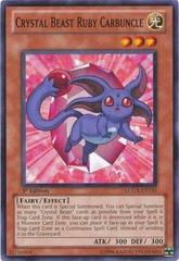 Crystal Beast Ruby Carbuncle [1st Edition] LCGX-EN155 YuGiOh Legendary Collection 2: The Duel Academy Years Mega Pack Prices