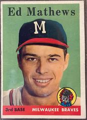 Ed Mathews Baseball Cards 1958 Topps Prices