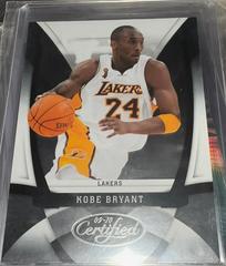 Kobe Bryant Basketball Cards 2009 Panini Certified Prices