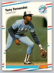 Tony Fernandez #109 Baseball Cards 1988 Fleer Glossy Prices