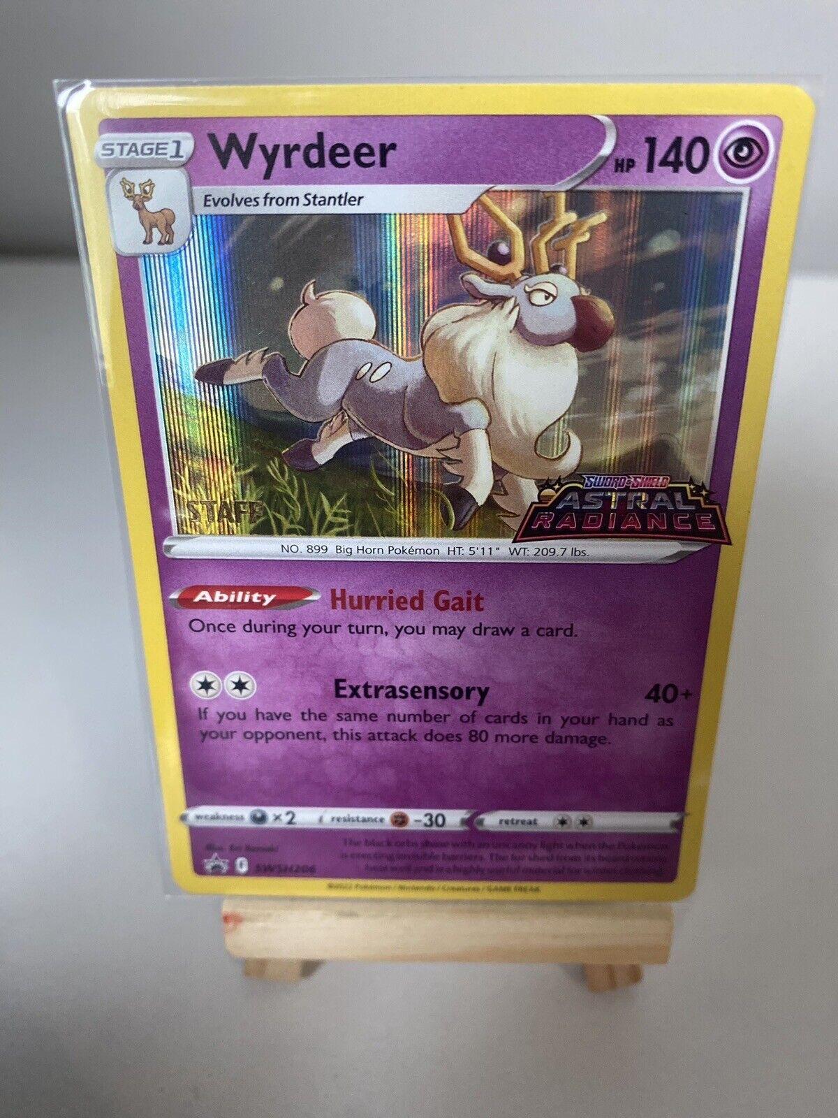 Wyrdeer [Prerelease Staff] SWSH206 Prices Pokemon Promo Pokemon Cards