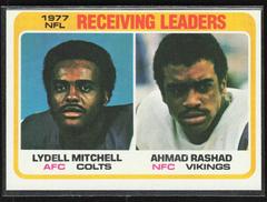 L.Mitchell, A.Rashad [Receiving Leaders] Football Cards 1978 Topps Prices