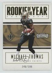 Michael Thomas [Gold] #9 Football Cards 2016 Panini Contenders Rookie of the Year Prices