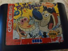 Cartridge (Front) | The Ren and Stimpy Show Stimpy's Invention Sega Genesis