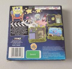 Backside Of Box Australian | SpongeBob SquarePants: Lights Camera Pants PAL GameBoy Advance