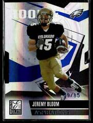 Jeremy Bloom [Aspirations] #165 Football Cards 2006 Panini Donruss Elite Prices