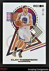 Klay Thompson [Gold] Basketball Cards 2021 Panini Recon Rookie Review Prices