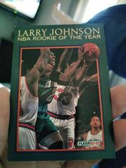 Larry Johnson #2 Basketball Cards 1992 Fleer Larry Johnson Prices