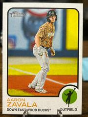 Aaron Zavala #130 Baseball Cards 2022 Topps Heritage Minor League Prices
