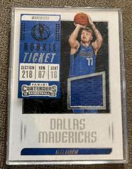 Luka Doncic #RT-LDC Basketball Cards 2018 Panini Contenders Rookie Ticket Swatches Prices