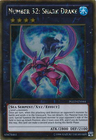 Number 32: Shark Drake PGLD-EN044 YuGiOh Premium Gold