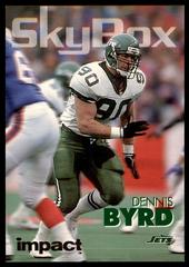 Dennis Byrd [Colors] #233 Football Cards 1993 Skybox Impact Prices