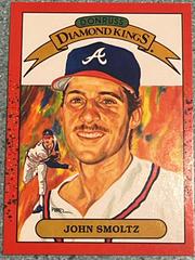 John Smoltz #8 Baseball Cards 1990 Panini Donruss Diamond Kings Prices