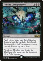 Fraying Omnipotence [Foil] Magic Core Set 2019 Prices