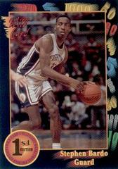 Stephen Bardo #117 Basketball Cards 1991 Wild Card Prices